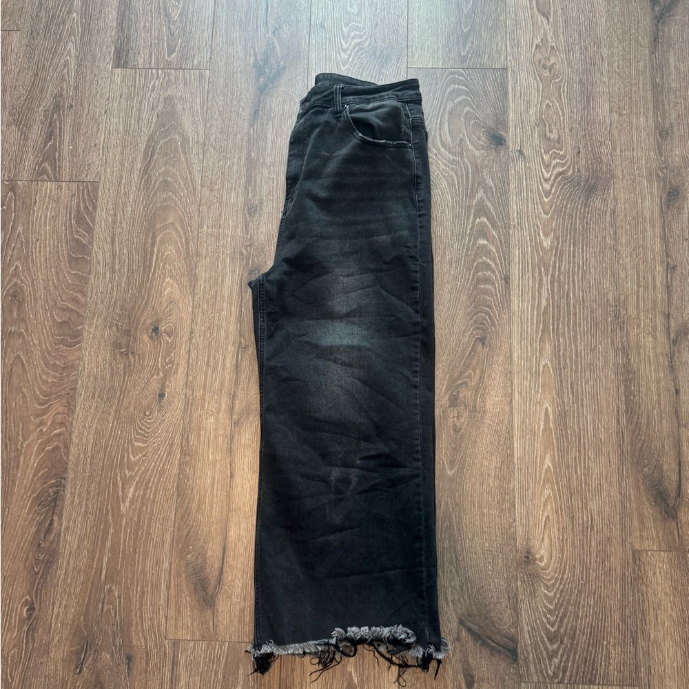 Classic Black Straight Leg Women's Jeans